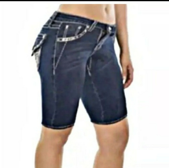 ð¹embellished bermuda shorts..NO OFFERS - Picture 2 of 5